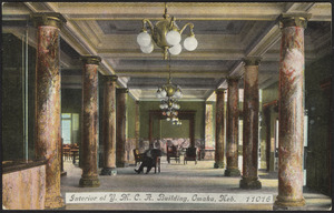 Interior of Y.M.C.A. building, Omaha, Neb.