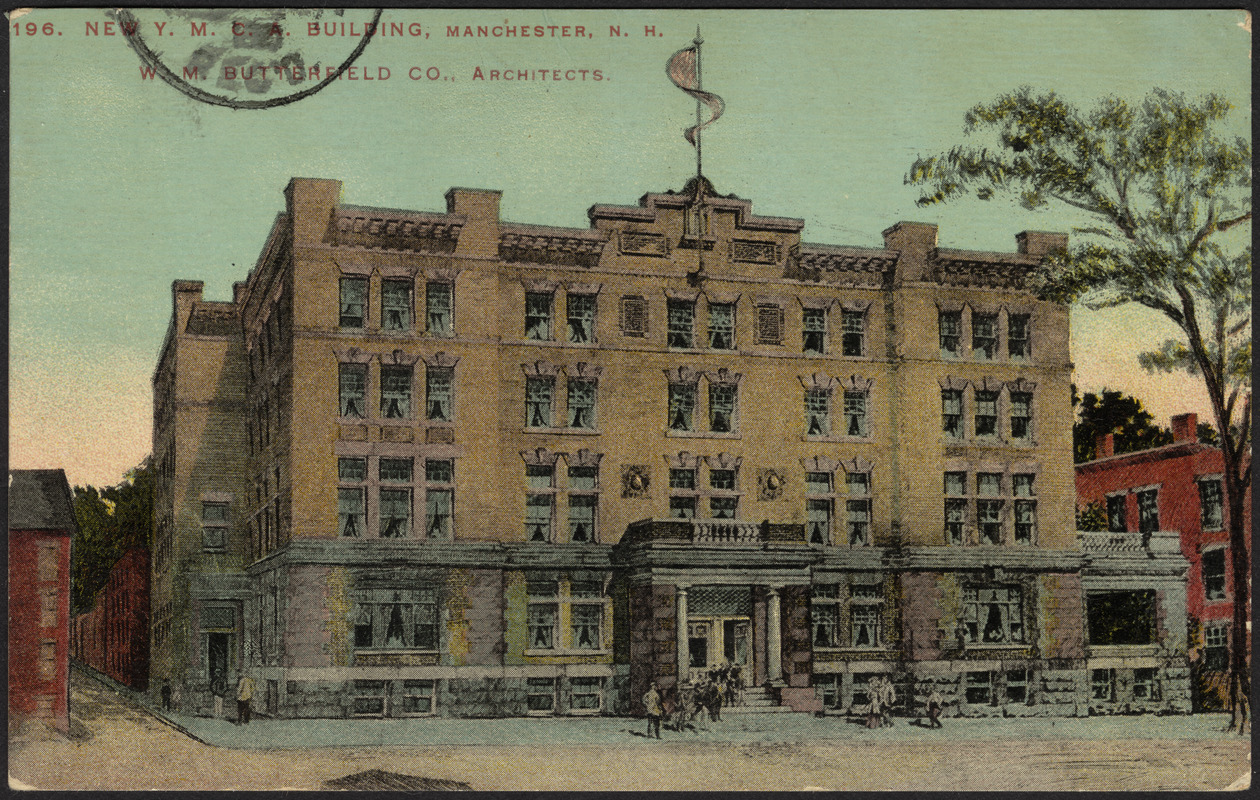 New Y.M.C.A. building, Manchester, N.H. W.M. Butterfield Co., architects