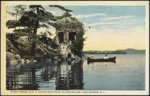 Stone Tower, at S.H.Paines Residence, Silver Bay-On-Lake George, N.Y.