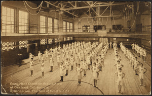 Young Men's Christian Association of Oakland, California. Gymnasium, the hall of health
