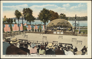 Open air Dansant Pavilion, Riverside Park, Springfield, Mass.