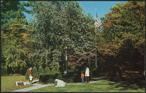 The eternal flame, John F. Kennedy Memorial, Forest Park, Springfield, Mass.
