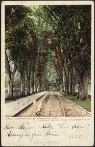 Cemetery Avenue. Springfield, Mass.