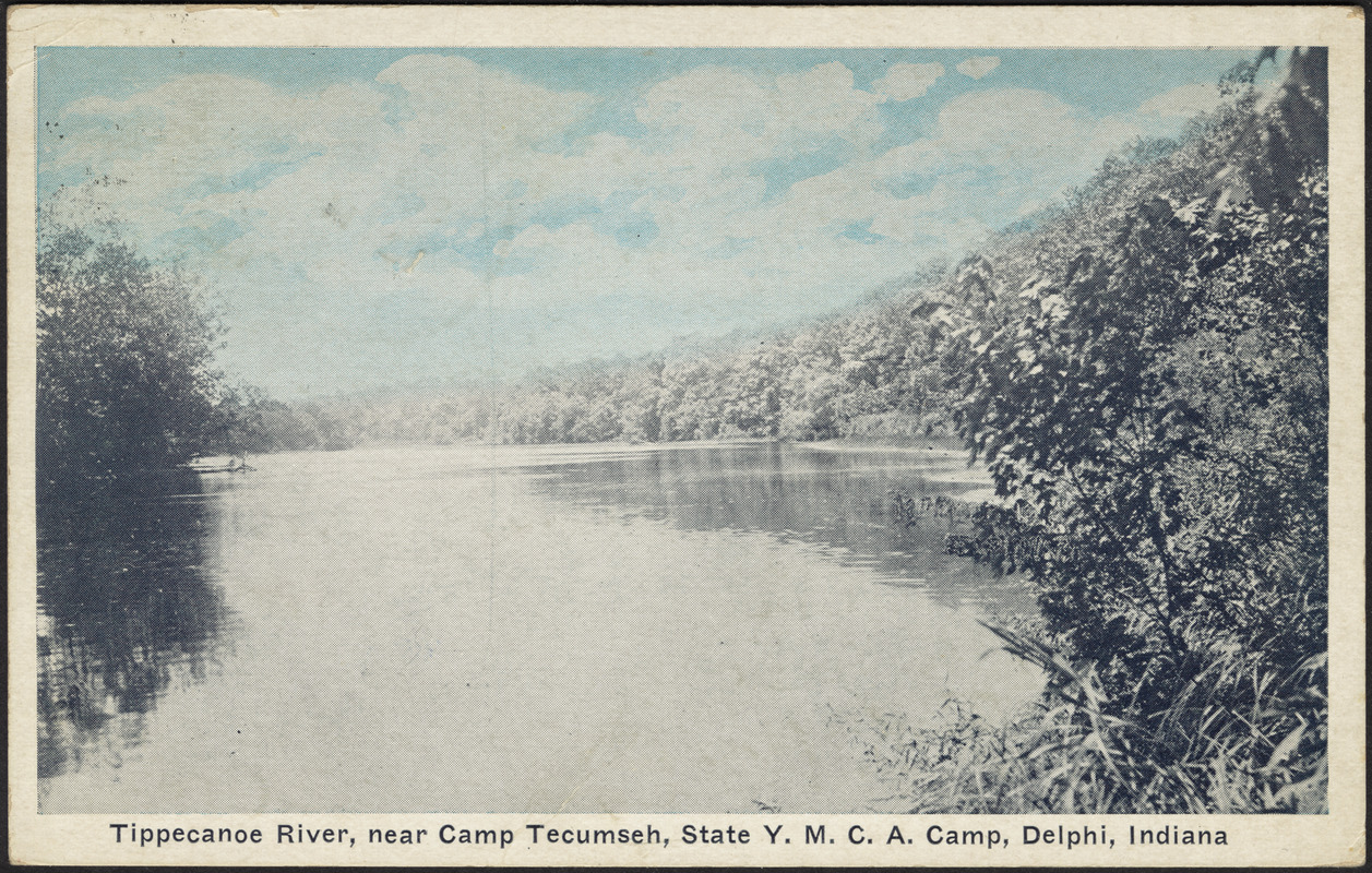 Tippecanoe River, Near Camp Tecumseh, State Y.M.C.A. Camp, Delphi, Indiana