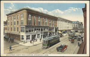 Main Street, north from Hampden, Springfield, Mass.