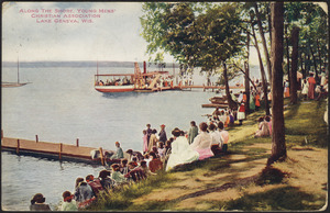 Along the shore, Young Mens' Christian Association Lake Geneva, Wis.
