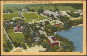 Aerial view of Springfield College, Springfield, Mass.