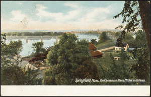 Springfield, Mass., the Connecticut River, Mt. Tom in distance
