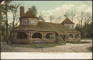 Rustic Pavilion in Forest Park, Springfield, Mass.