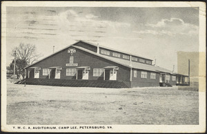 Y.M.C.A. Auditorium, Camp Lee, Petersburg, Va.