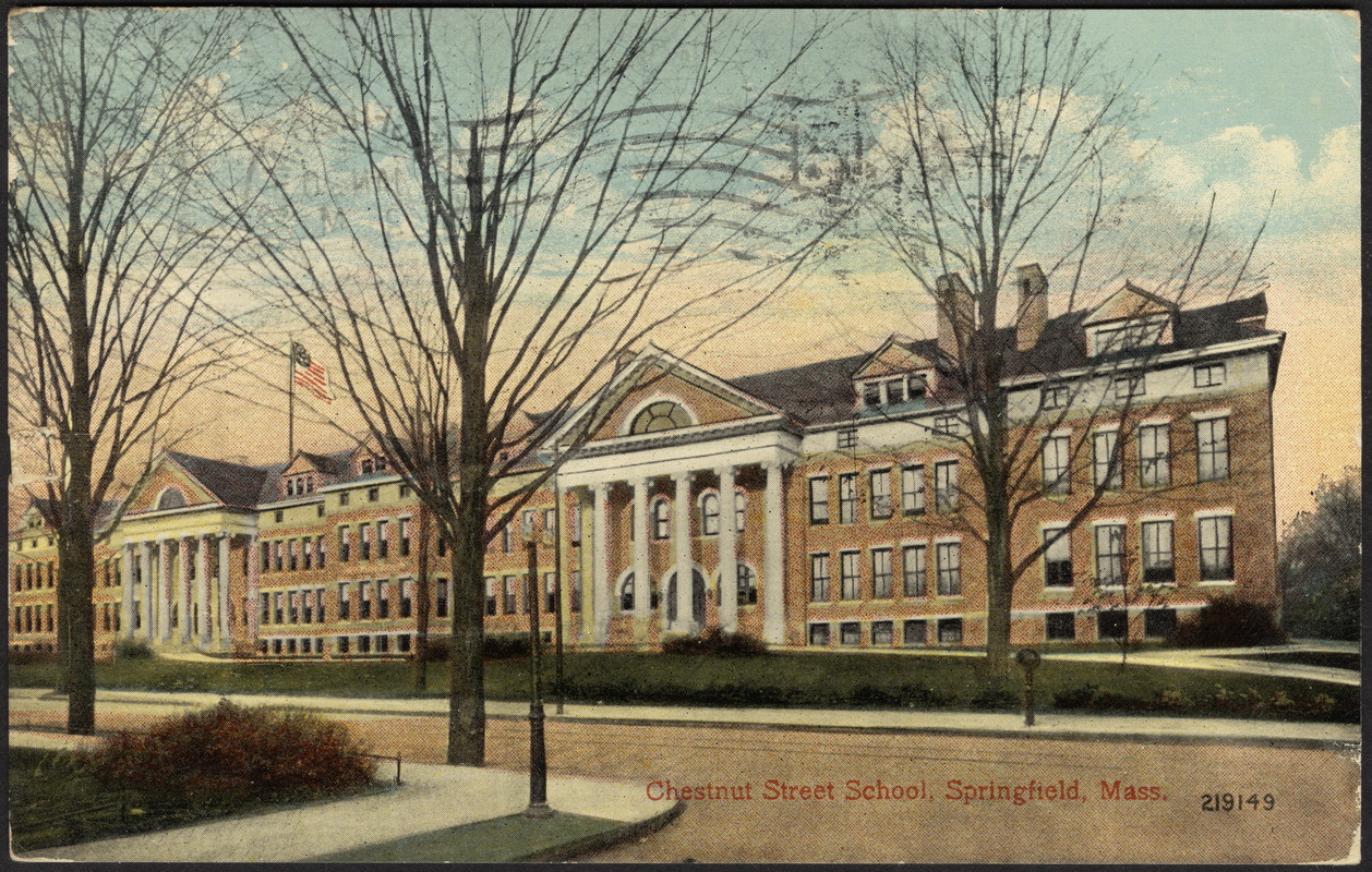 Chestnut Street School, Springfield, Mass. Digital Commonwealth