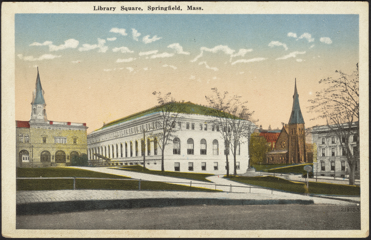 Library Square. Springfield, Mass. - Digital Commonwealth