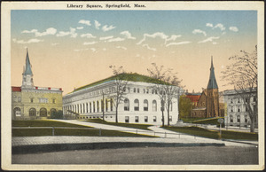 Library Square. Springfield, Mass.