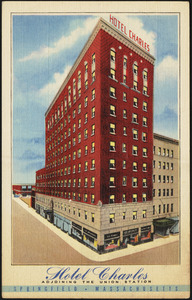 Hotel Charles adjoining the Union Station, Springfield, Massachusetts
