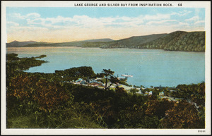 Lake George and Silver Bay from Inspiration Rock