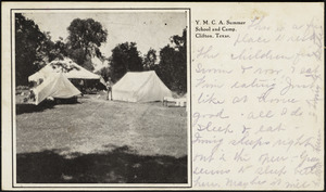 Y.M.C.A. summer school and camp, Clifton, Texas