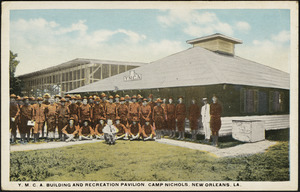 Y.M.C.A. building and recreation pavilion, Camp Nichols, New Orleans, La.