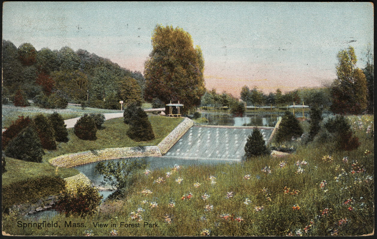 Springfield, Mass. View in Forest Park