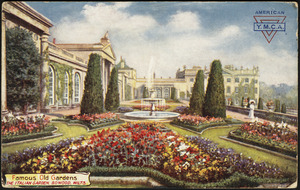 Famous old gardens. The Italian Garden, Bowood, Wilts