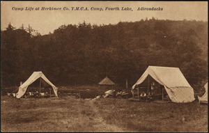 Camp life at Herkimer Co. Y.M.C.A. Camp, Fourth Lake, Adirondacks