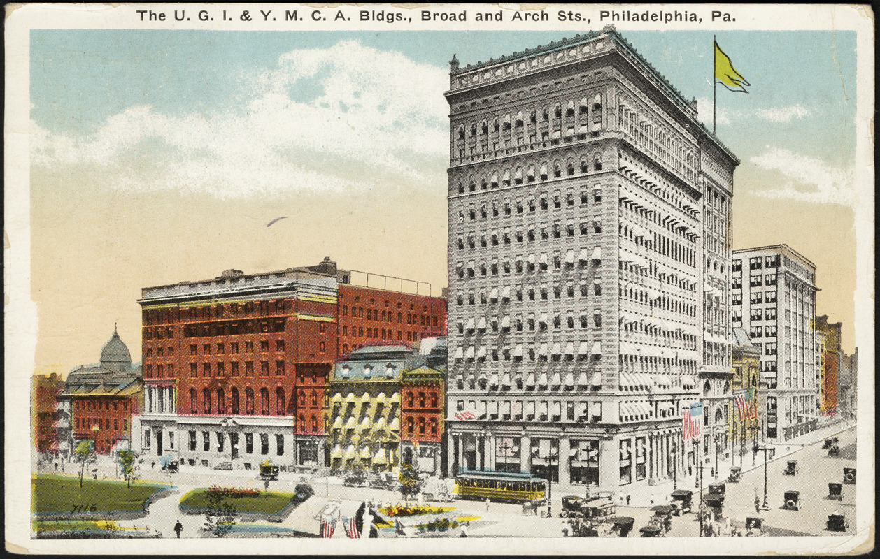 The U.G.I. & Y.M.C.A. bldgs., Broad and Arch Sts., Philadelphia, Pa ...