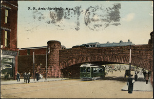 R.R. arch, Springfield, Mass.
