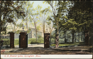 U.S. Arsenal gates, Springfield, Mass.