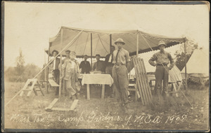 Mess. tent - Camp Gardner Y.M.C.A. 1908