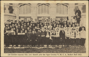126 reasons why you should join the Ogle County Y.M.C.A. Basket Ball 1922