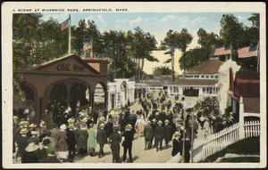 A Scene at Riverside Park, Springfield, Mass.