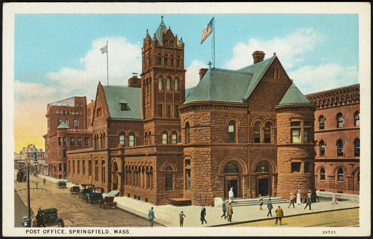 Post office, Springfield, Mass. Digital Commonwealth