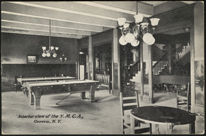 Interior view of the Y.M.C.A., Geneva, N.Y.