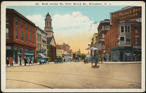 East Jersey St. from Broad St., Elizabeth, N.J.