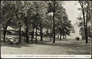 A main camp vista - College Camp, Wisconsin - on Lake Geneva