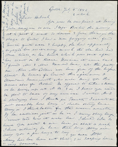 Letter from Anne Warren Weston, Groton, [Mass.], to Deborah Weston, July 5, 1842