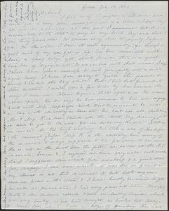 Letter from Anne Warren Weston, Groton, [Mass.], to Deborah Weston, July 13, 1842