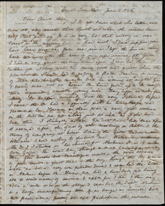 Letter from Anne Warren Weston, Concord Town Hall, [N.H.], to Mary Weston, June 5, 1846