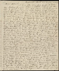 Letter from Anne Warren Weston, Weymouth, [Mass.], to Deborah Weston, Nov. 28, 1841. Sunday morning