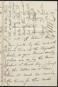 Letter from Maria Weston Chapman, Bedford, [NY], to Anne Warren Weston, July 14th, [1863?], on Tuesday