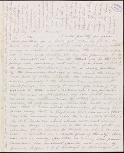Letter from Anne Warren Weston, Chauncy Place, Boston, to Elizabeth Pease Nichol, May 31, 1841