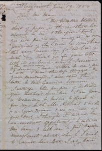 Letter from Anne Warren Weston, Weymouth, [Mass.], to Samuel May, June 19, 1854