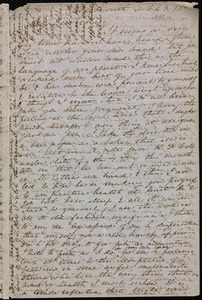 Letter from Anne Warren Weston, Weymouth, [Mass.], to Mary Anne Estlin, Oct. 23, 1853