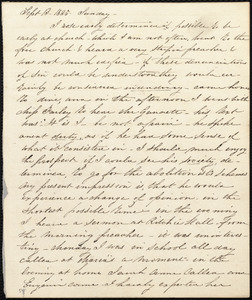 Diary entries by Caroline Weston, Sept. 13, 1835, Sunday, [through Oct. 1835?; and Jan. 22, 1837]