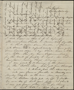 Letter from Caroline Weston, New Bedford, [Mass.], to Maria Weston Chapman, Sunday morning, [1844?]