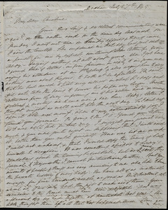 Letter from Edmund Quincy, Dedham, [Mass.], to Caroline Weston, July 27th, 1845