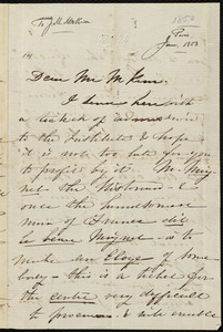 Letter from Caroline Weston, Paris, [France], to James Miller M'Kim, June, 1853