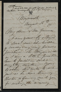 Letter from Caroline Weston, Weymouth, [Mass.], to Francis Jackson Garrison, August 15th, [18]74