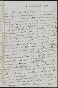 Letter from Mary Anne Estlin, Park St[reet], [Bristol, England], to Caroline Weston, June 3, 1851
