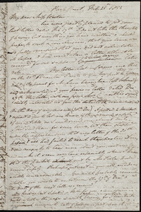 Letter from John Bishop Estlin, Park Street, [Bristol, England], to Caroline Weston, Feb. 25th, 1852