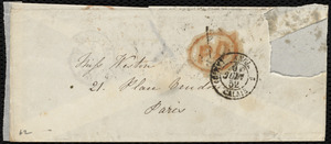 Letter from John Bishop Estlin, Park Street, [Bristol, England], to Caroline Weston, May 22nd, 1852, Sat